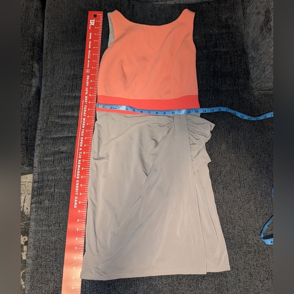 Paule Ka color block stretchy dress - Picture 3 of 6